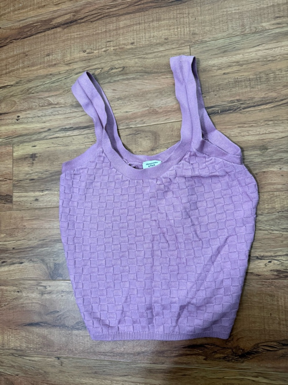 Abercrombie & Fitch Lavender Textured Knit Tank